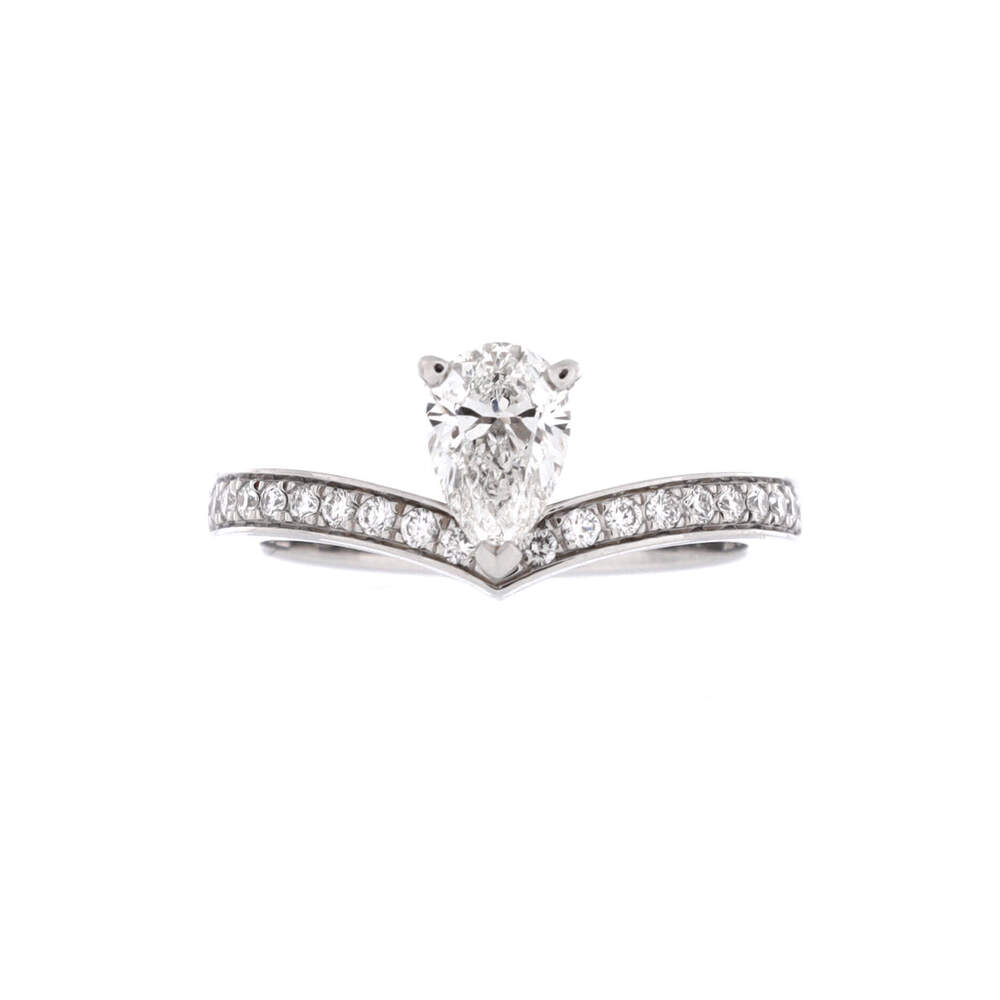 Chaumet .56CT Josephine Aigrette Solitaire Ring